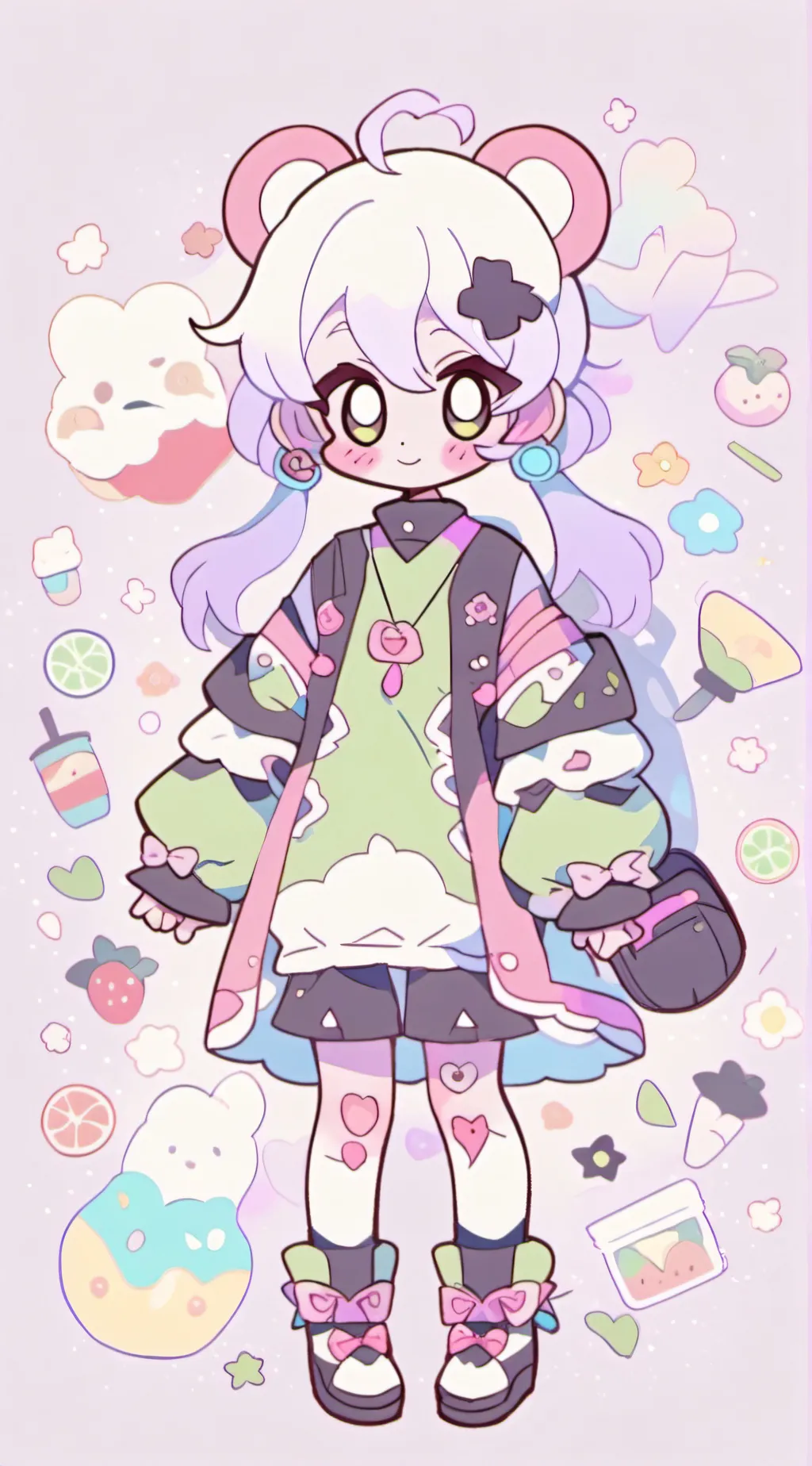 ai character: Angel dust  background