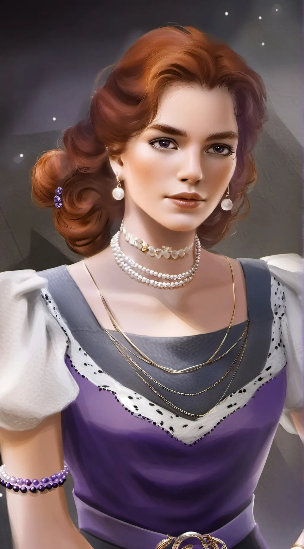 ai character: Jane Jetson  background