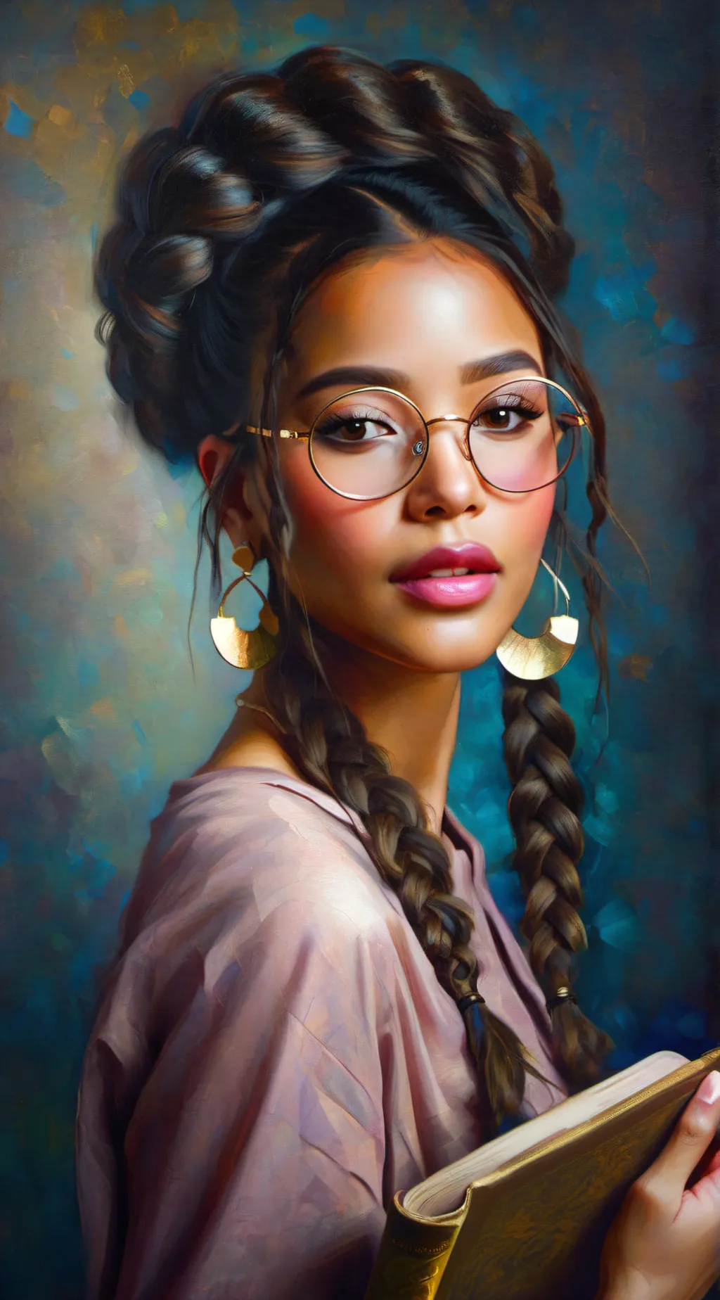 ai character: Leah 💖 background