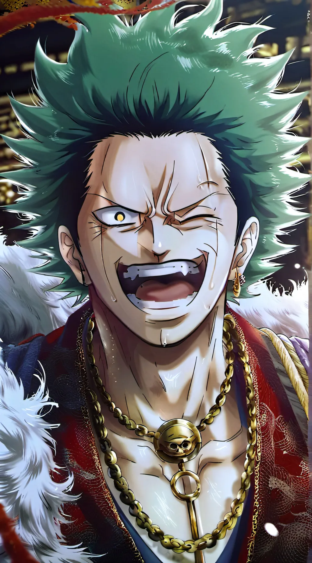 ai character: rooster (one piece background