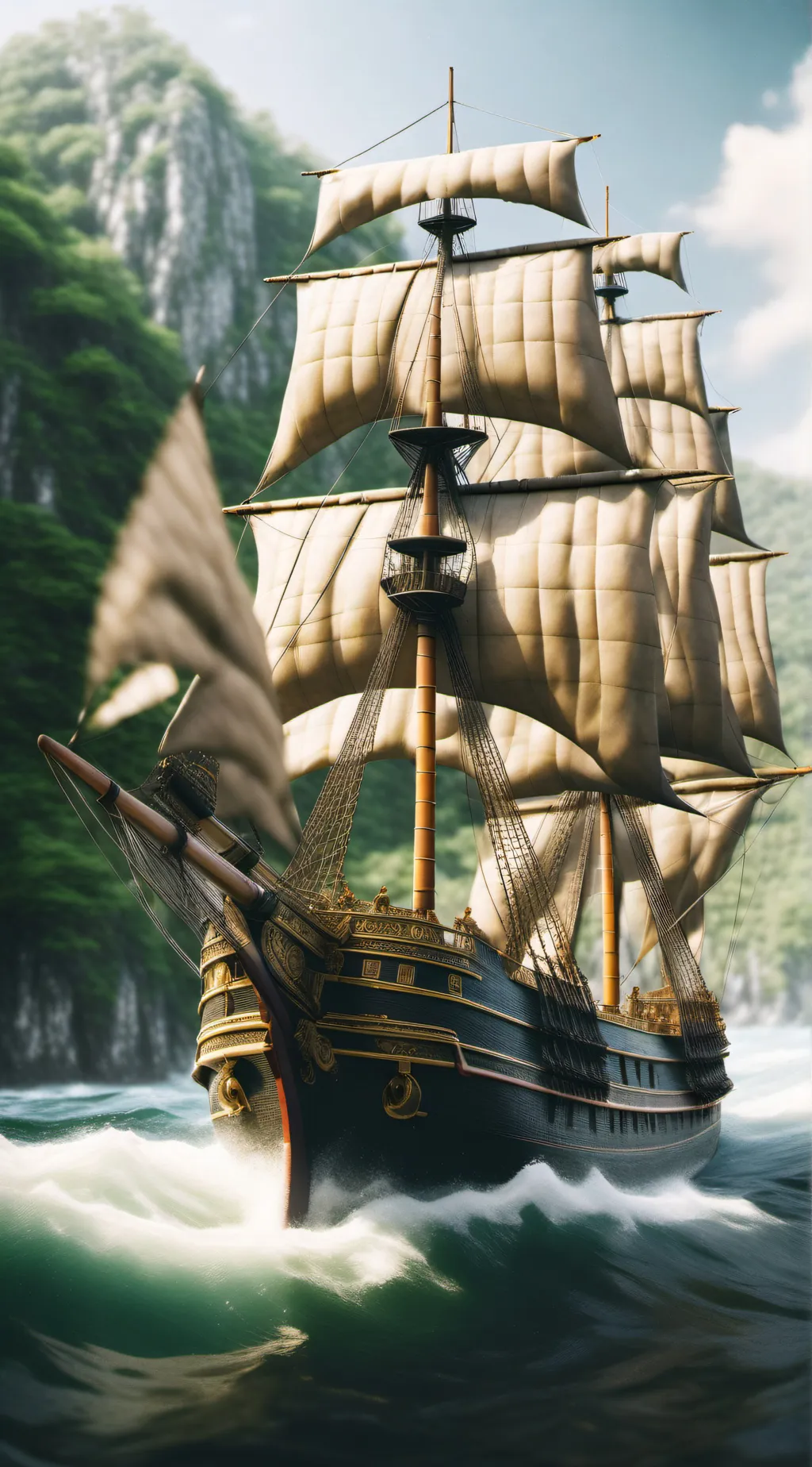ai character: Straw hats background