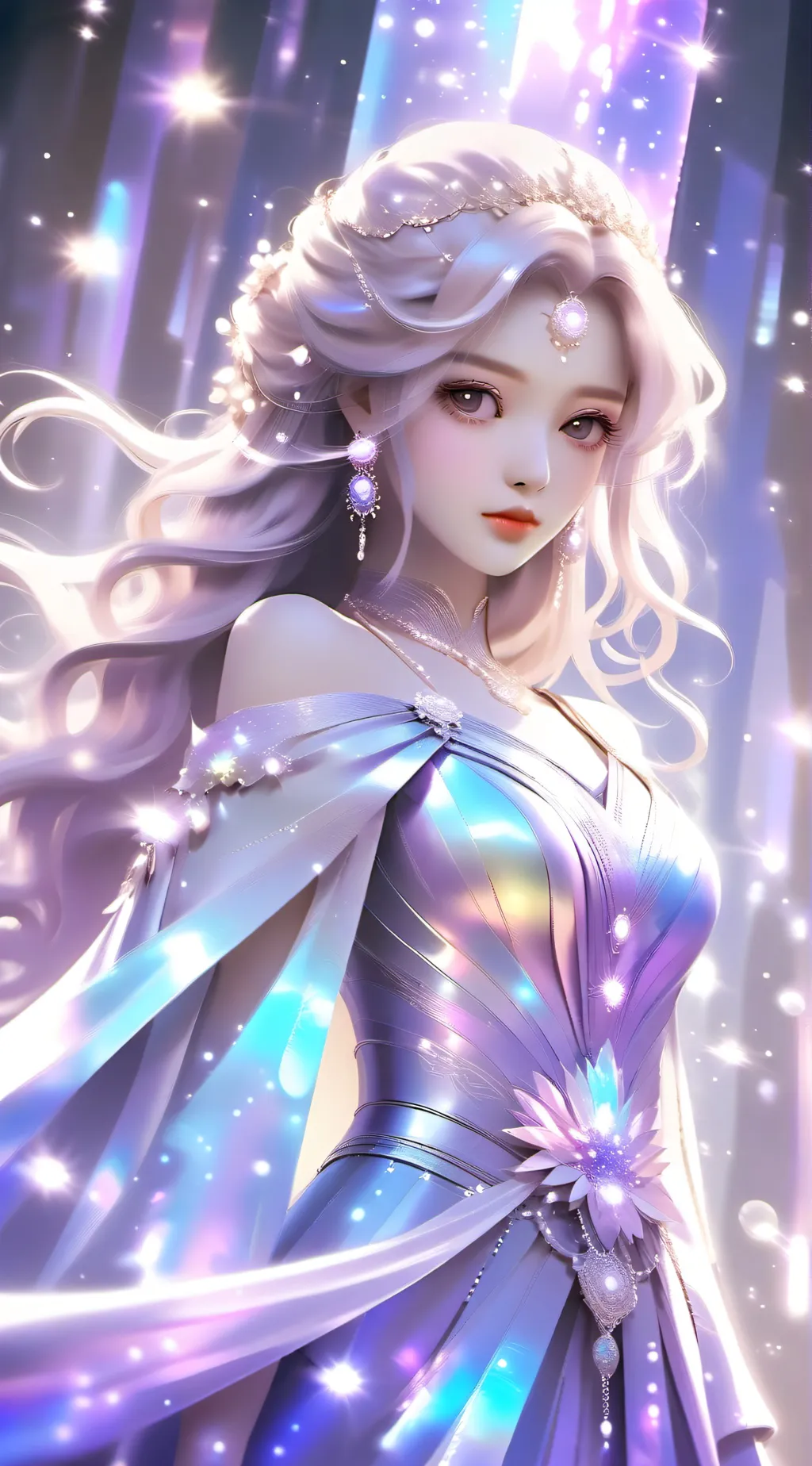ai character: heven  background