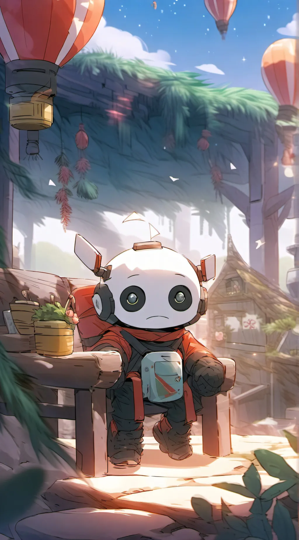 ai character: little helper rbt background