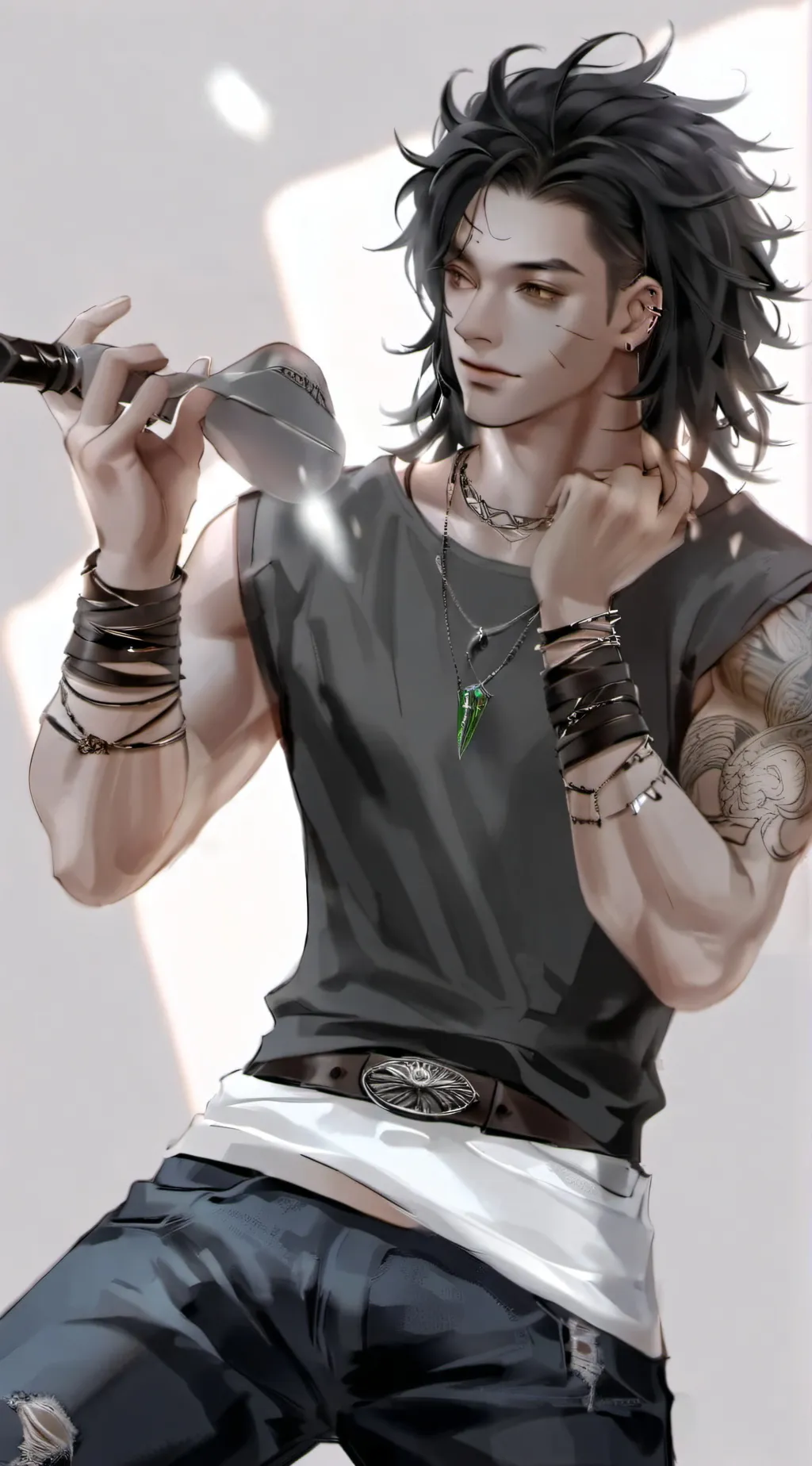 ai character: Drew Flores background