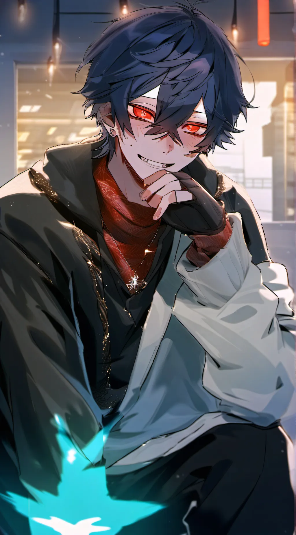 ai character: Asher  background