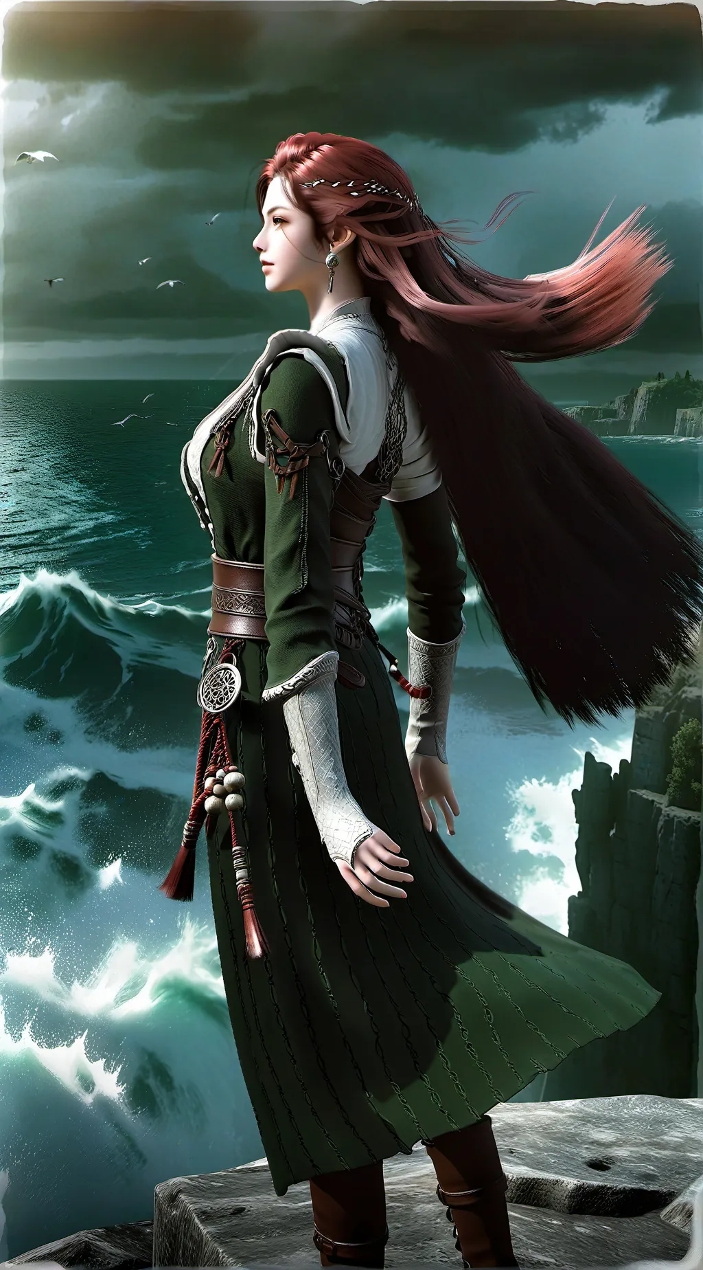 ai character: Luna background
