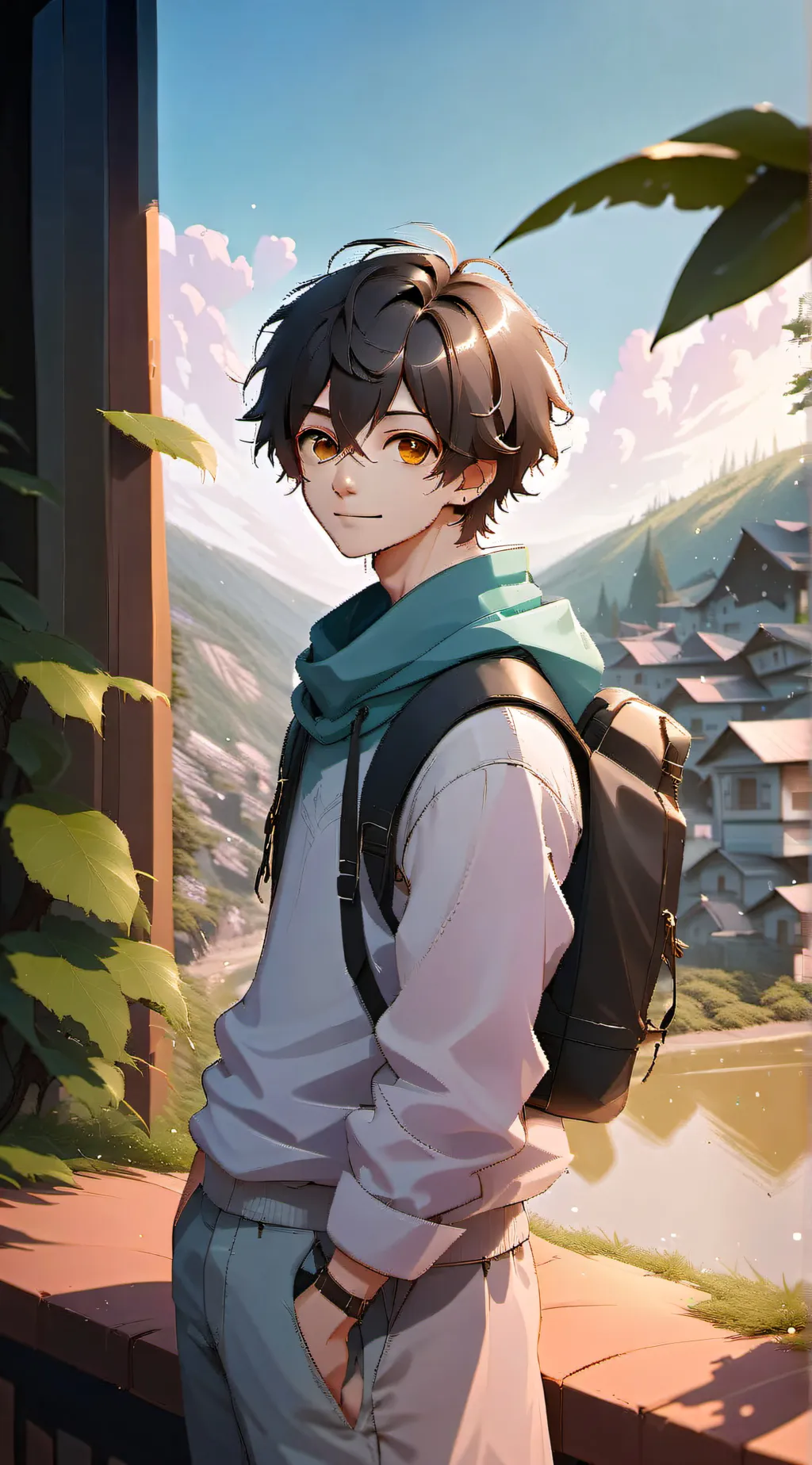 ai character: Max background