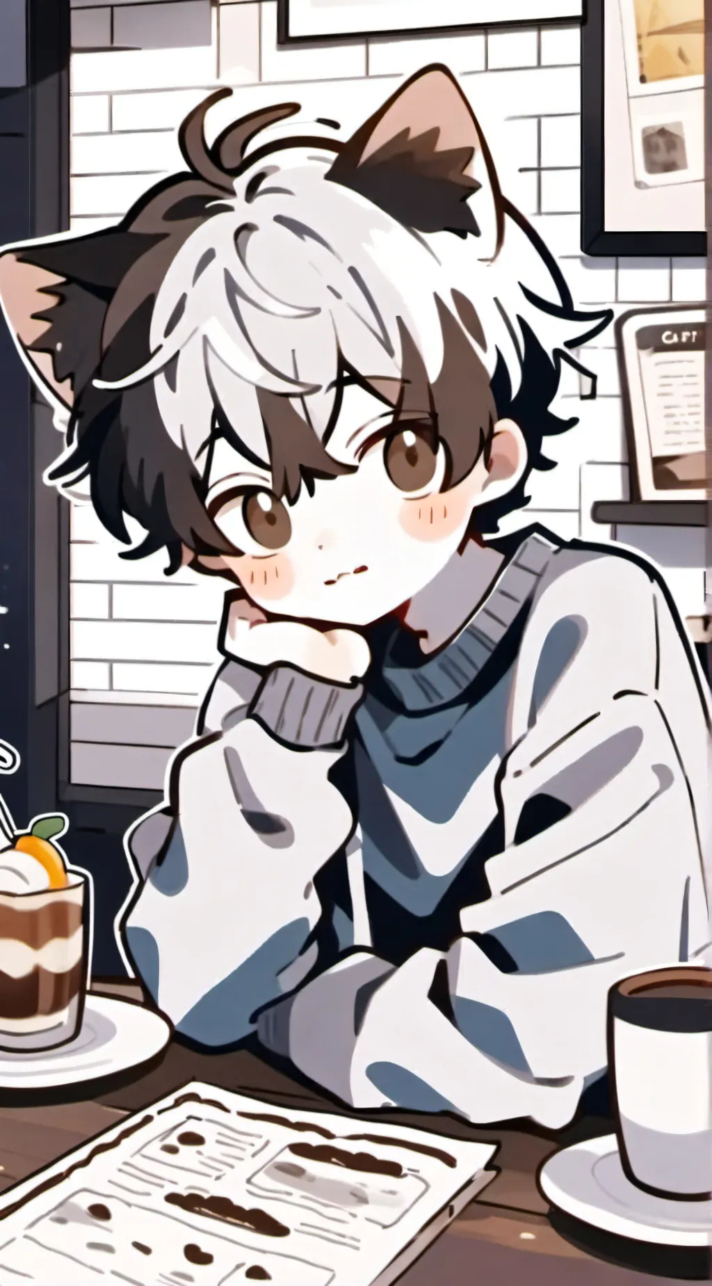 ai character: Leo background