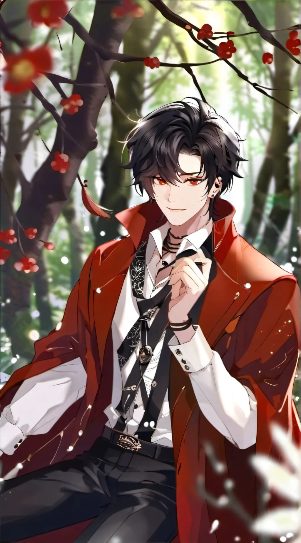 ai character: JC santeria  background