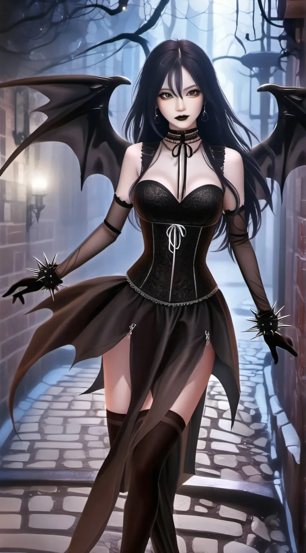 ai character: Alena Kurayami  background