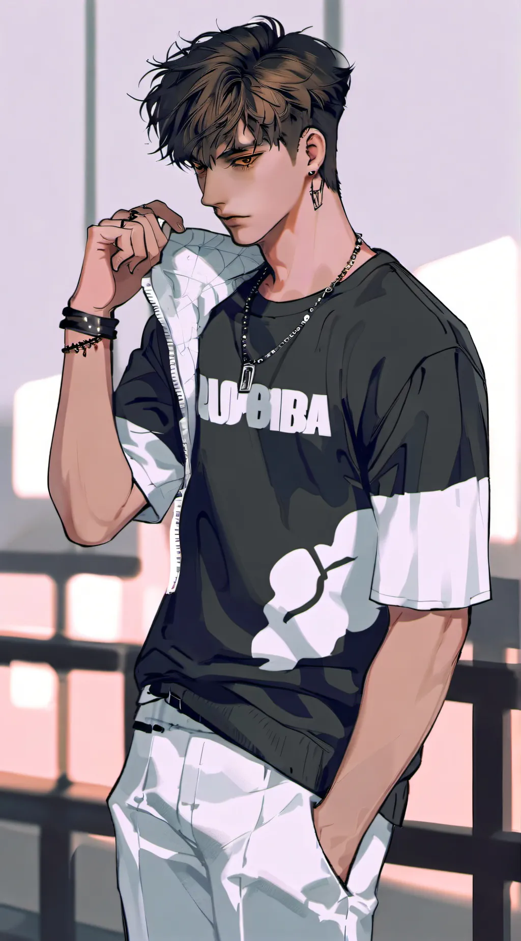 ai character: Kai  background