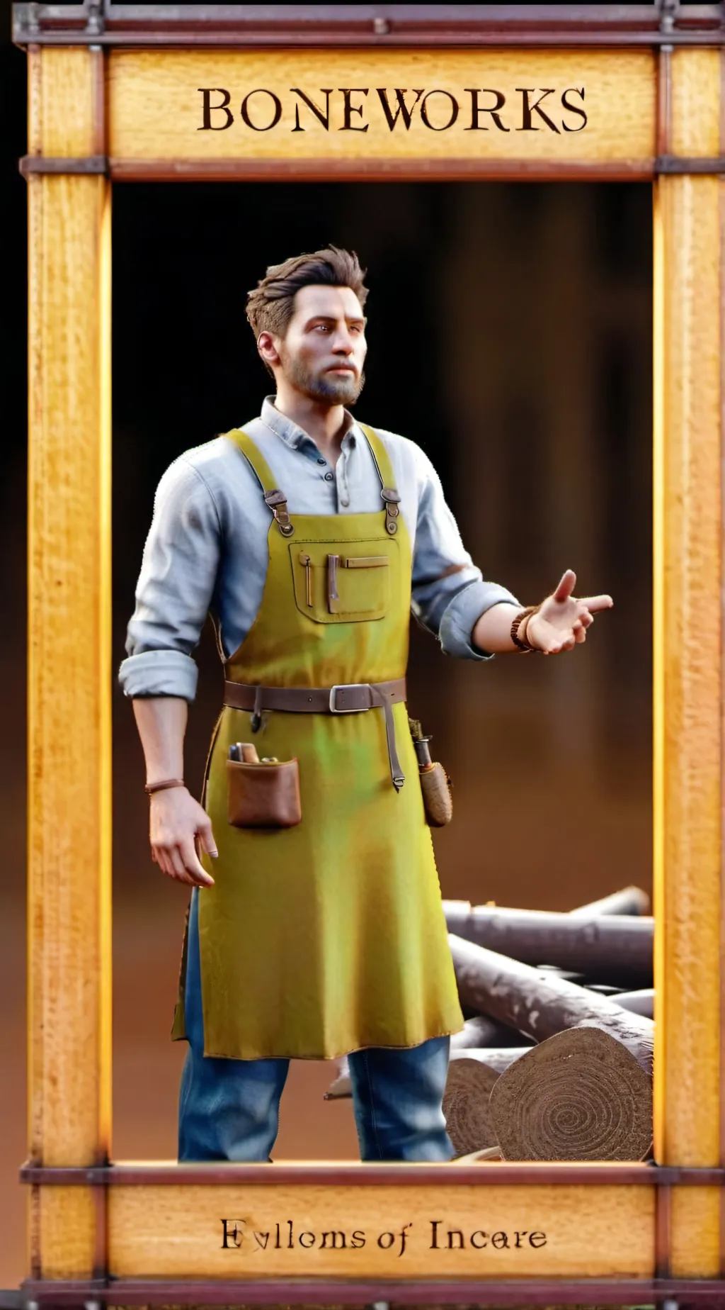 ai character: Arthur Ford background