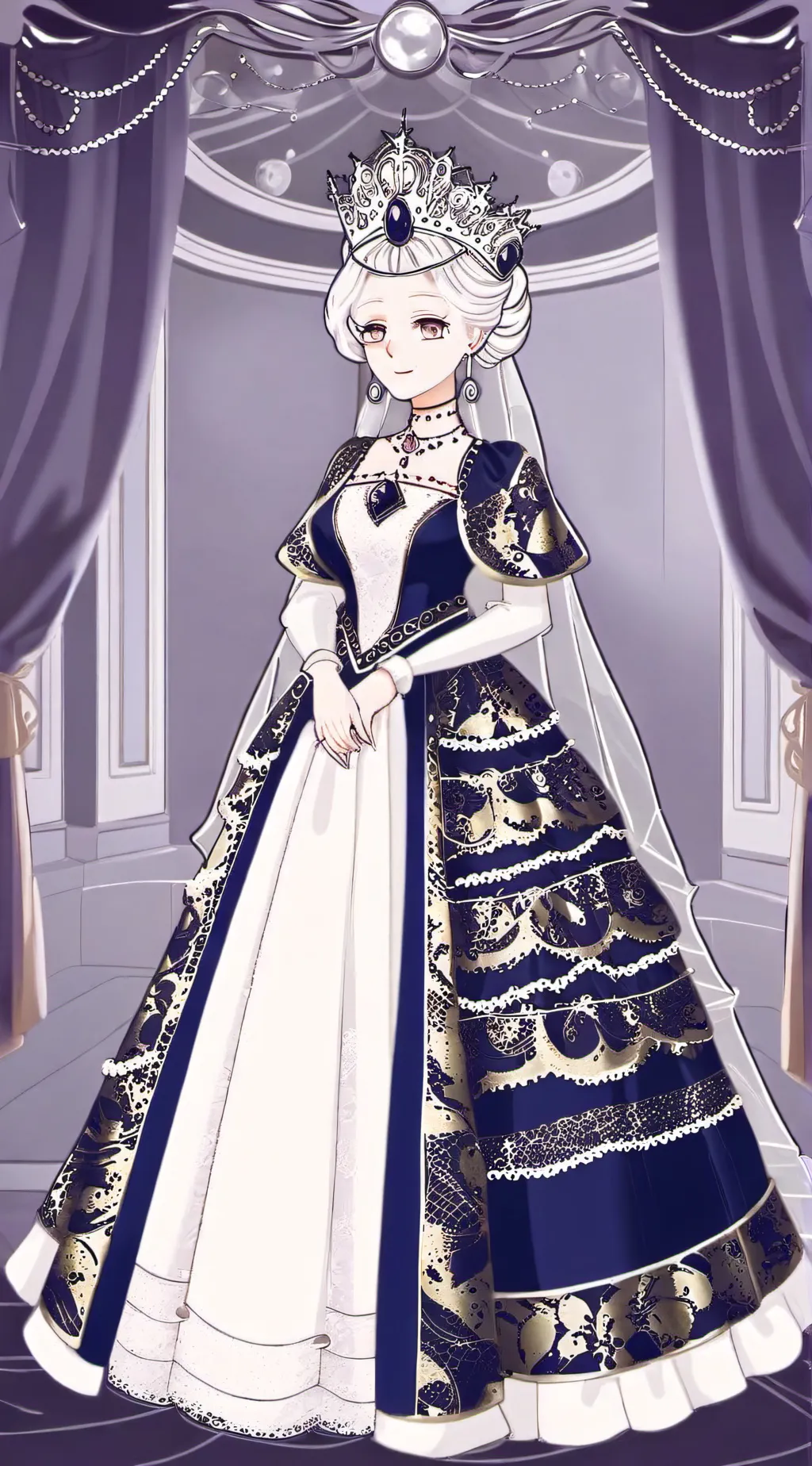 ai character: Queen Elizabethton background