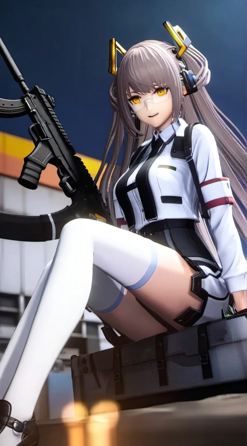 ai character: girls Frontline  background