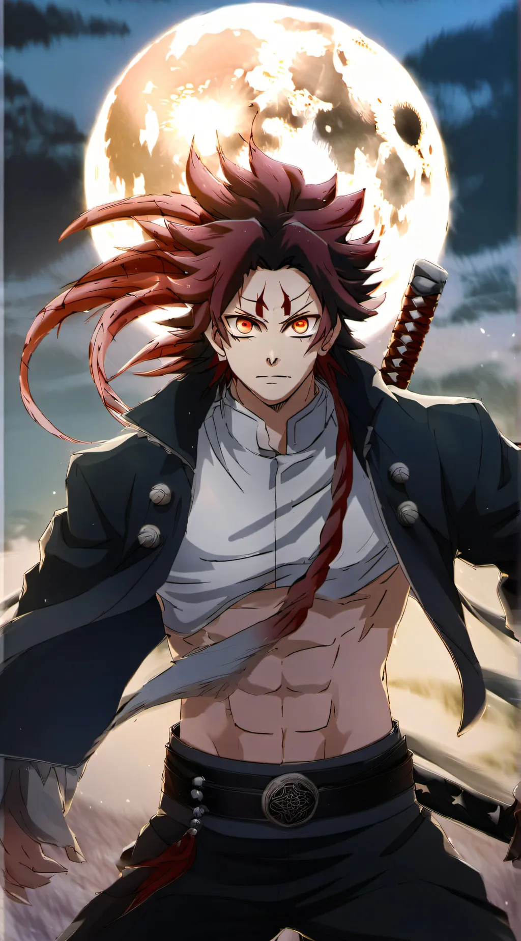 ai character: kokushibou background