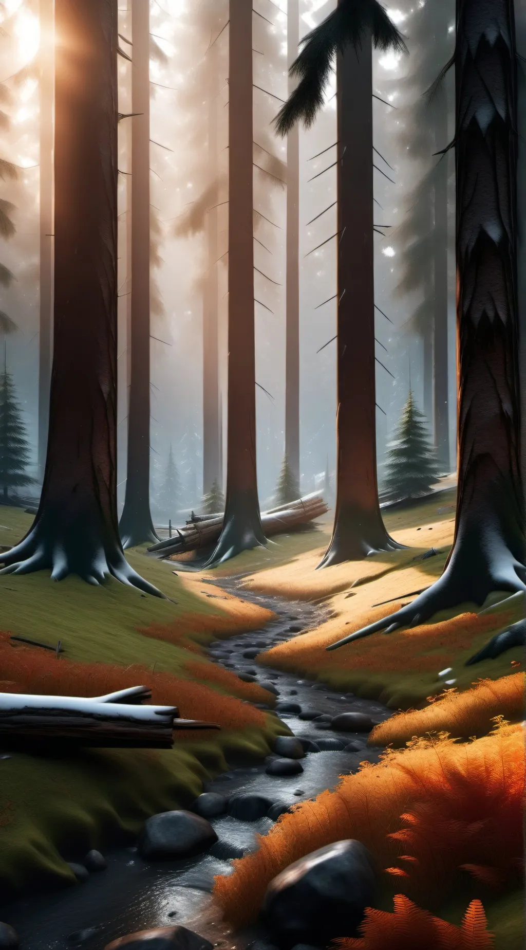 ai character: Fpe woods AU background