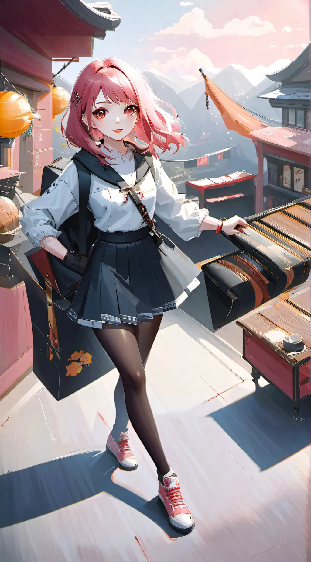 ai character: Pick me girl background