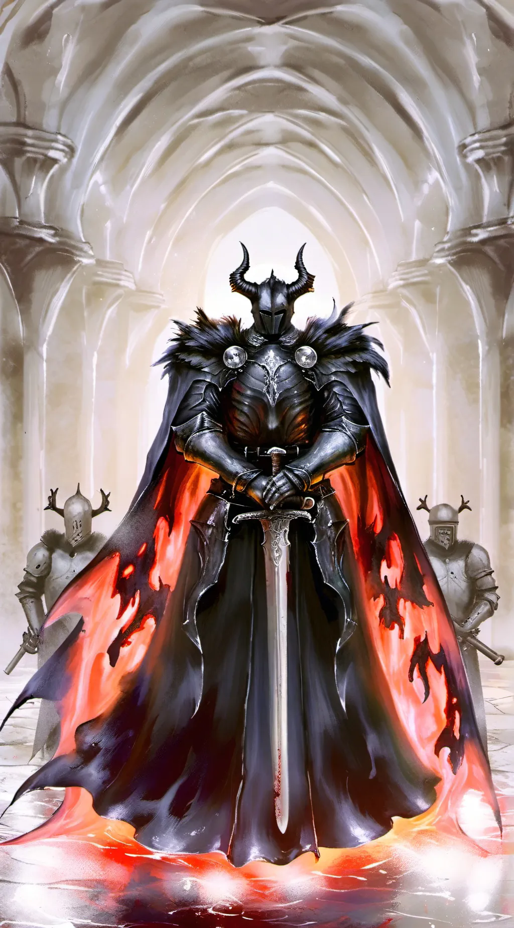 ai character: The darkest knight background