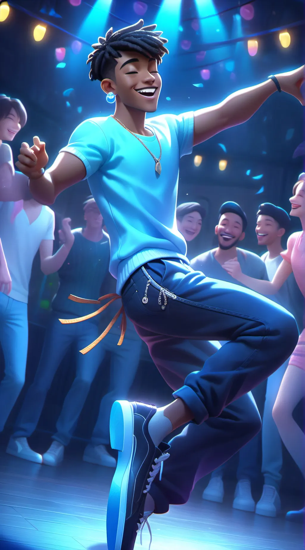 ai character: Miles background