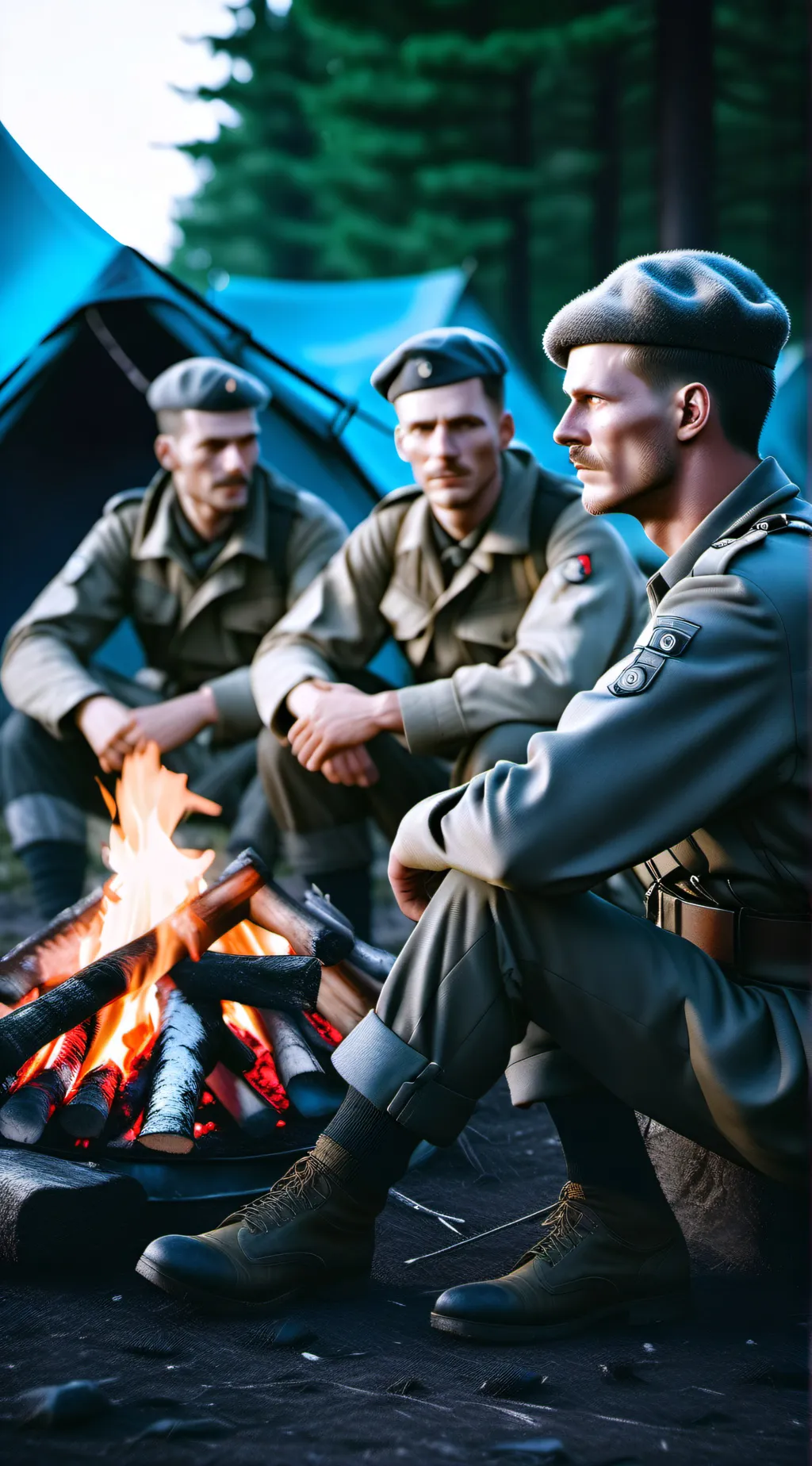 ai character: ww1 background