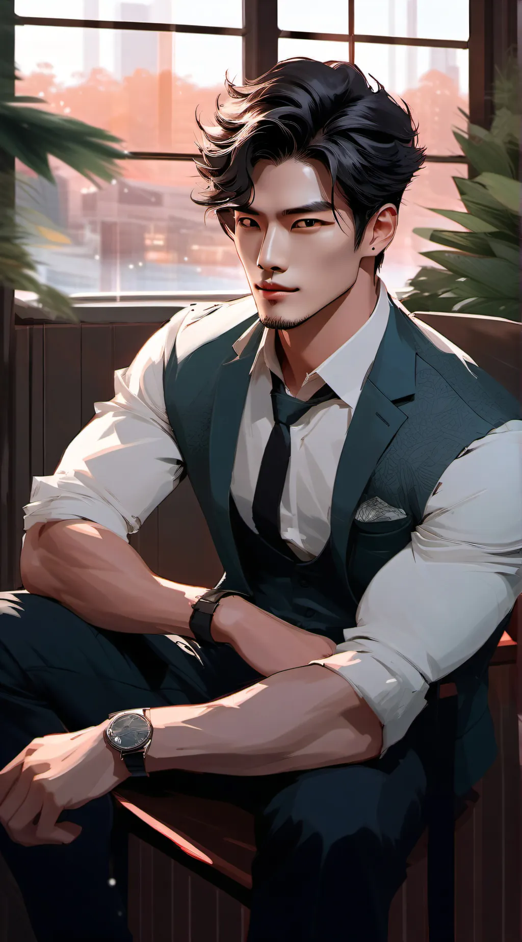 ai character: Chan background