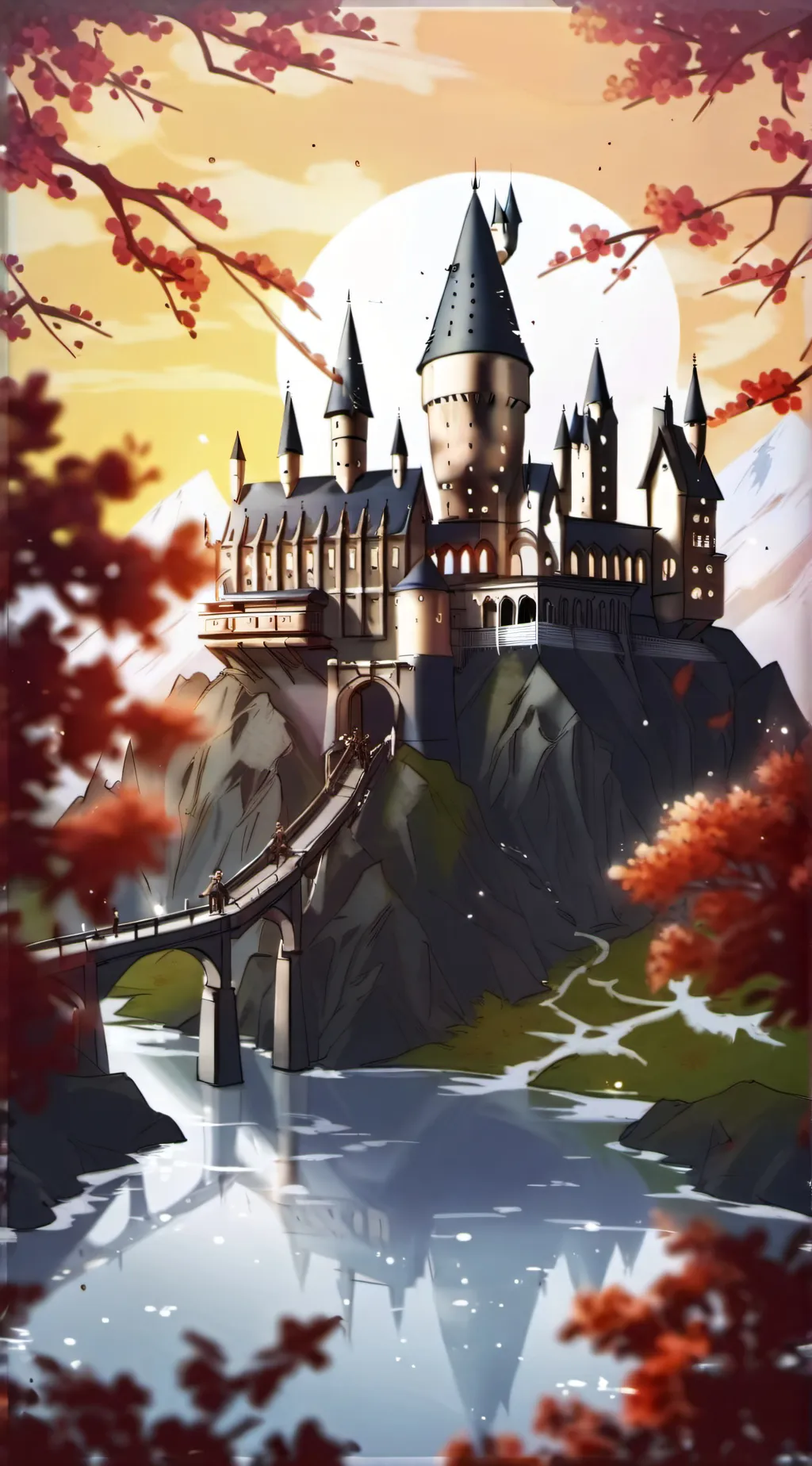 ai character: Hogwarts  background