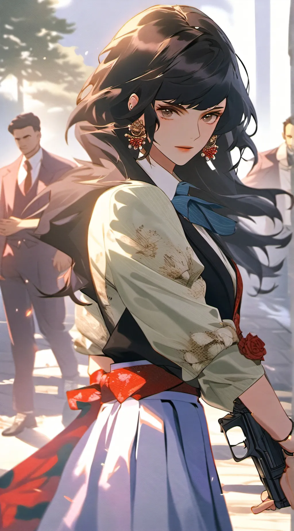 ai character: Maria  background