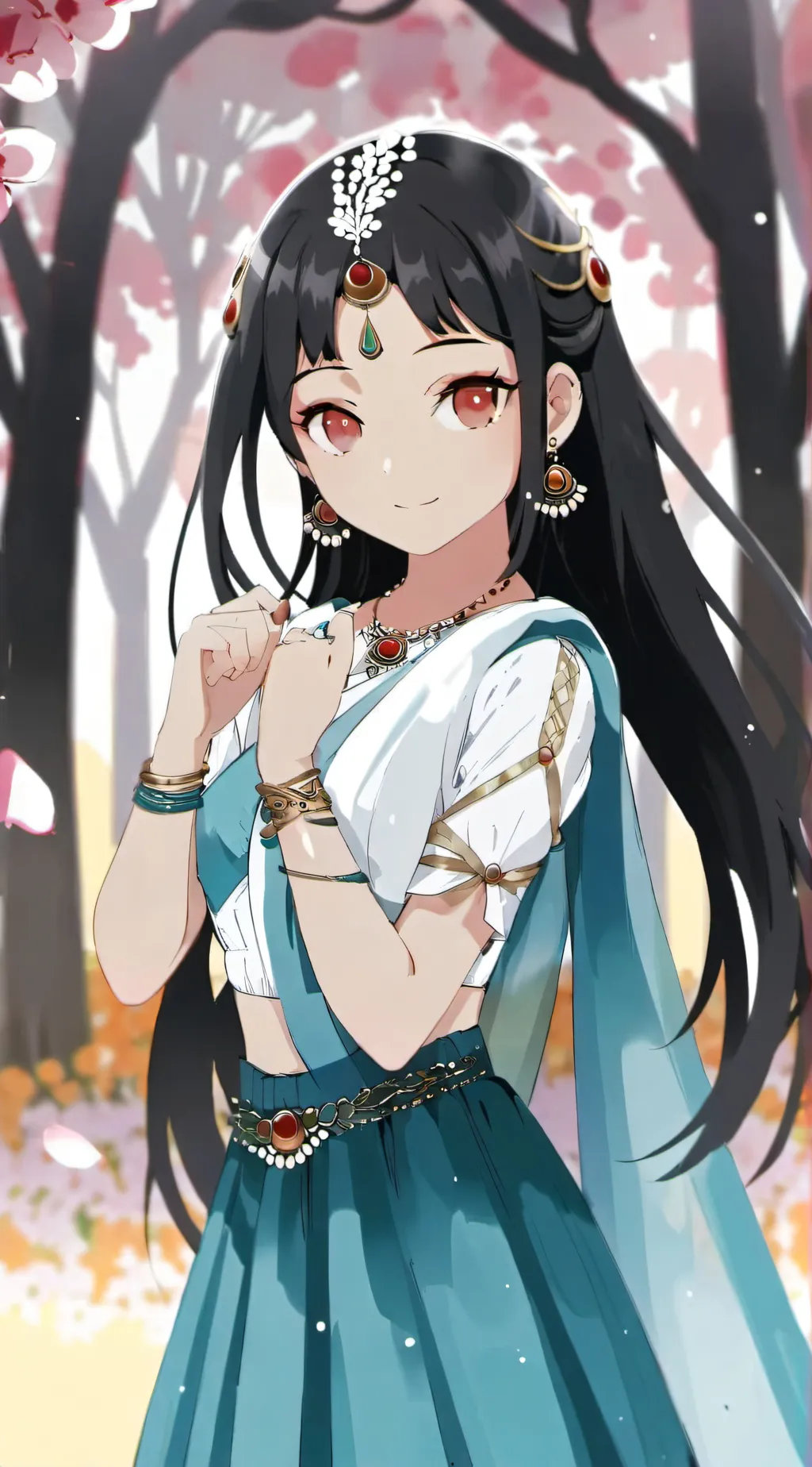 ai character: gujarati teacher background