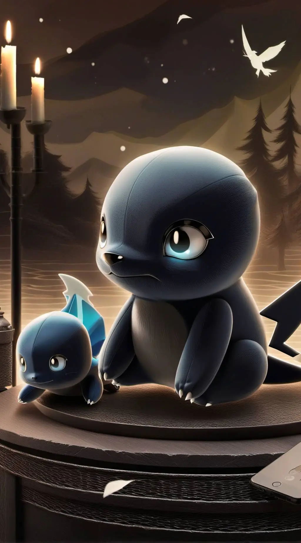 ai character: SpookyMonth :P background