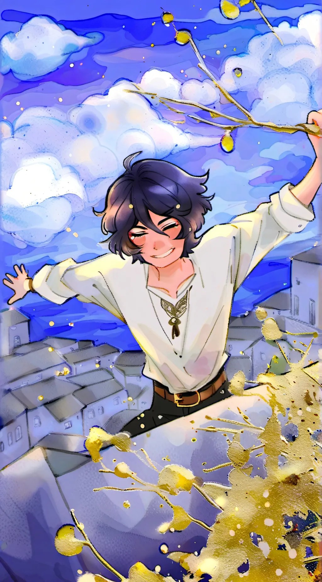 ai character: Ein background