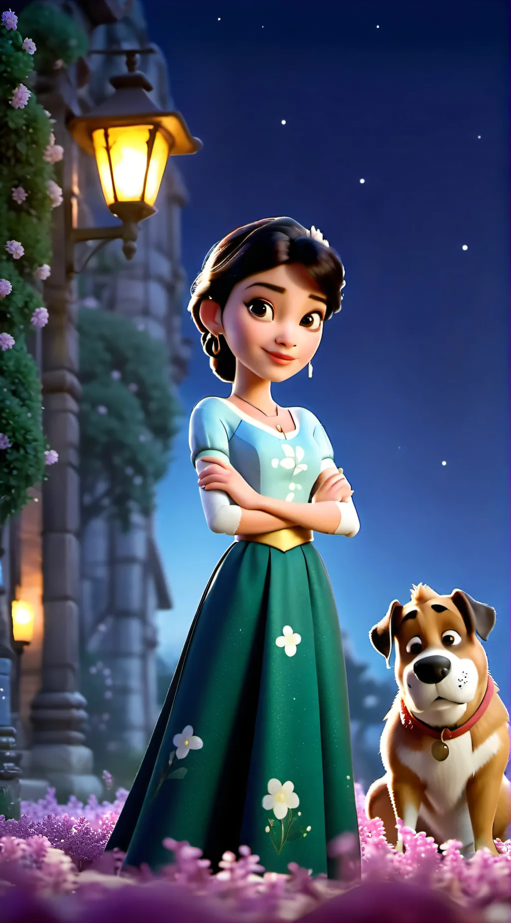 ai character: Jasmine background