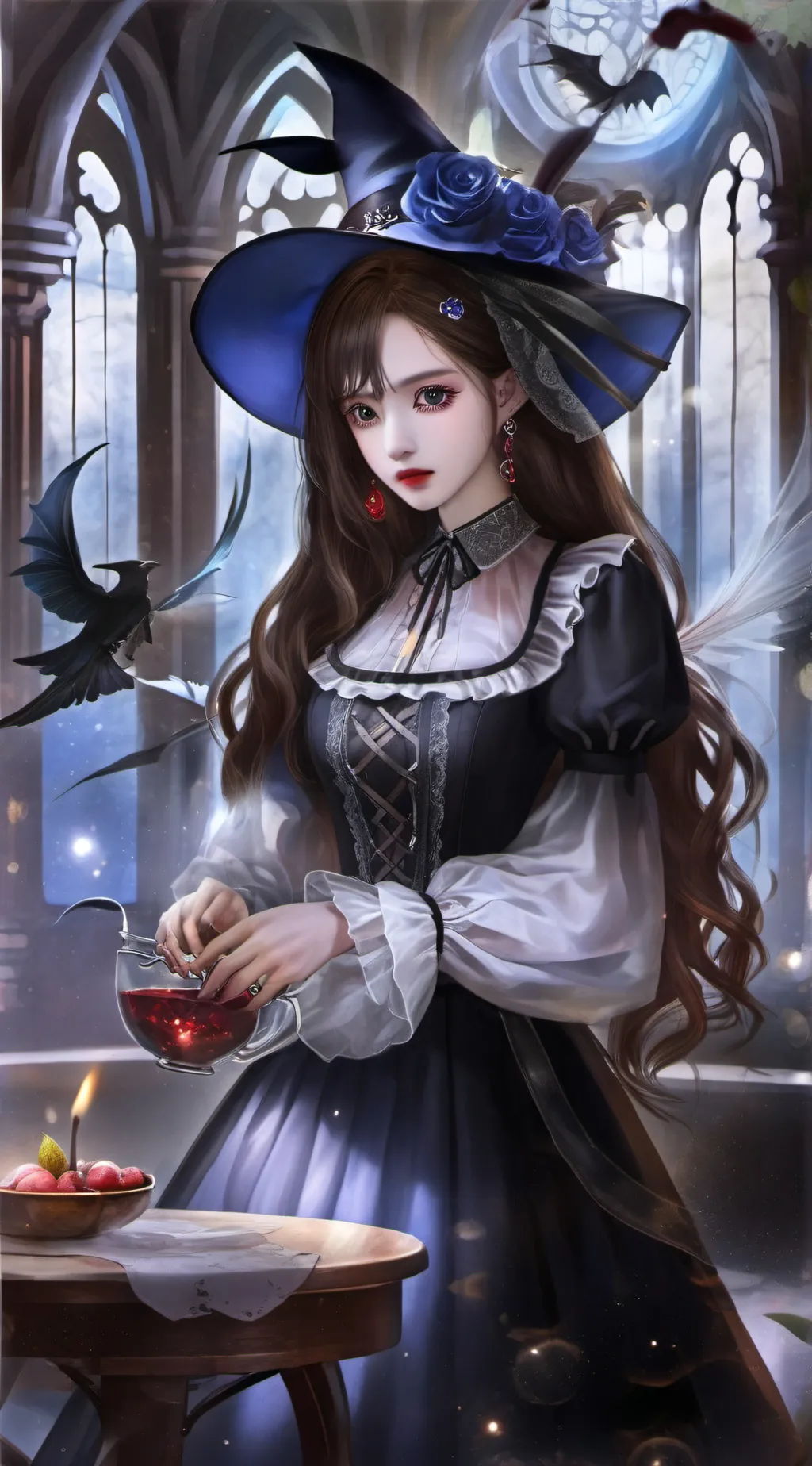 ai character: Leia. background