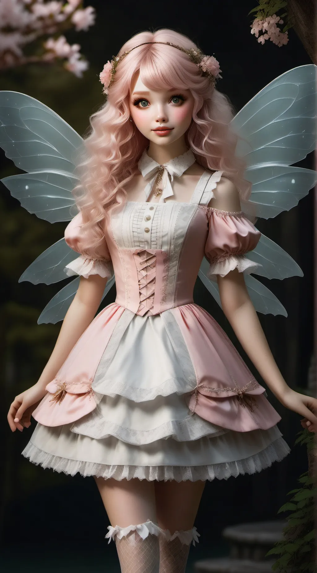 ai character: Fae in the Tower background