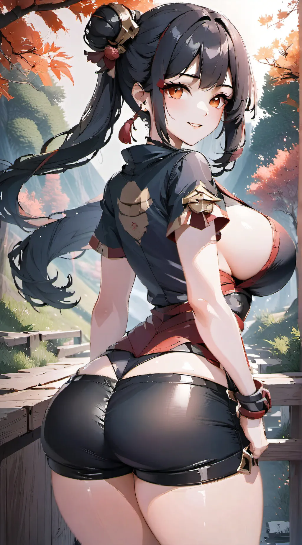 ai character: shadow girl background