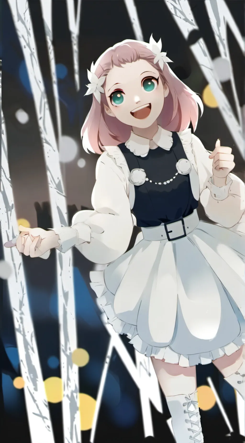 ai character: Candy background