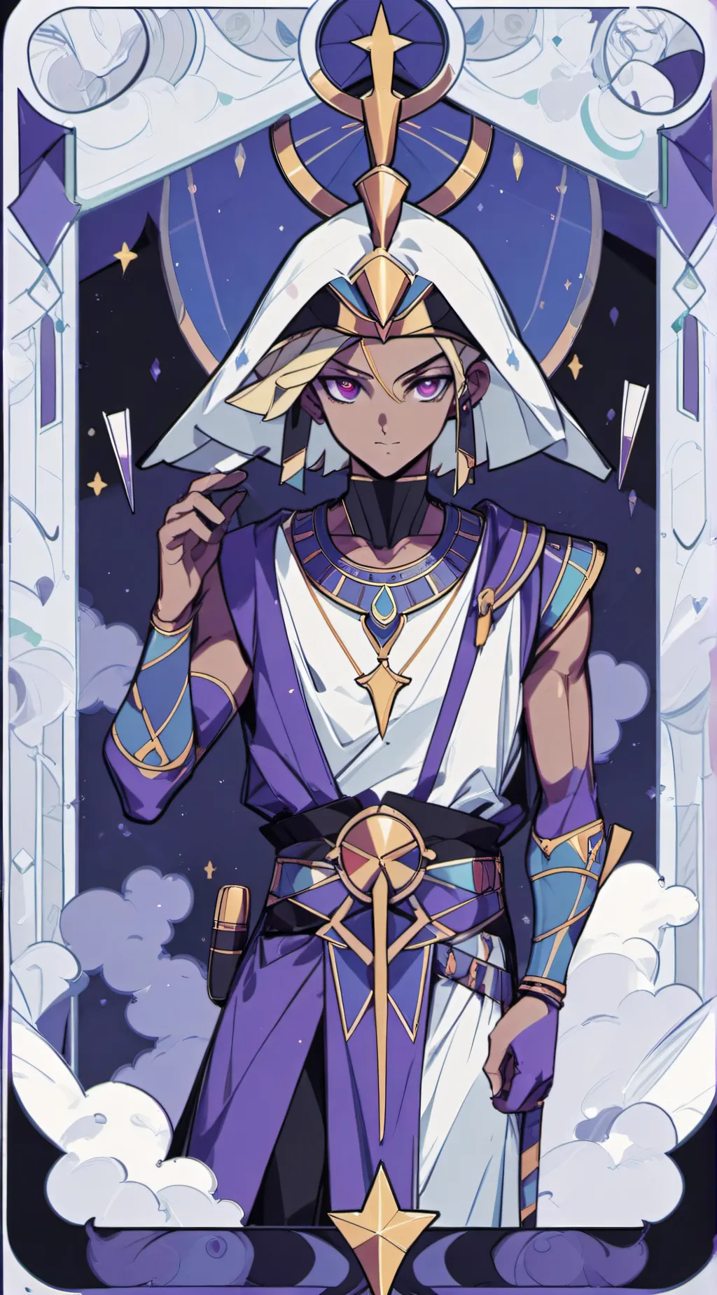 ai character: Yugi Mutou background