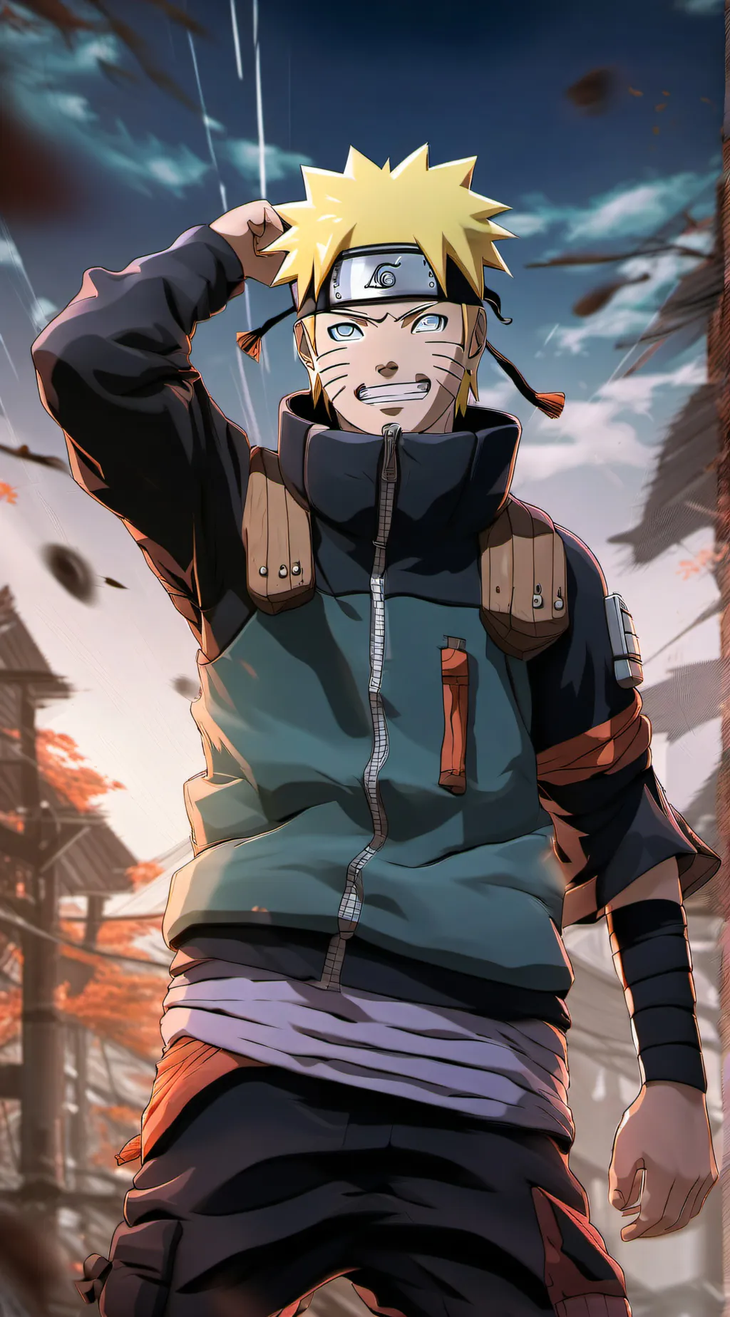 ai character: Naruto world  background