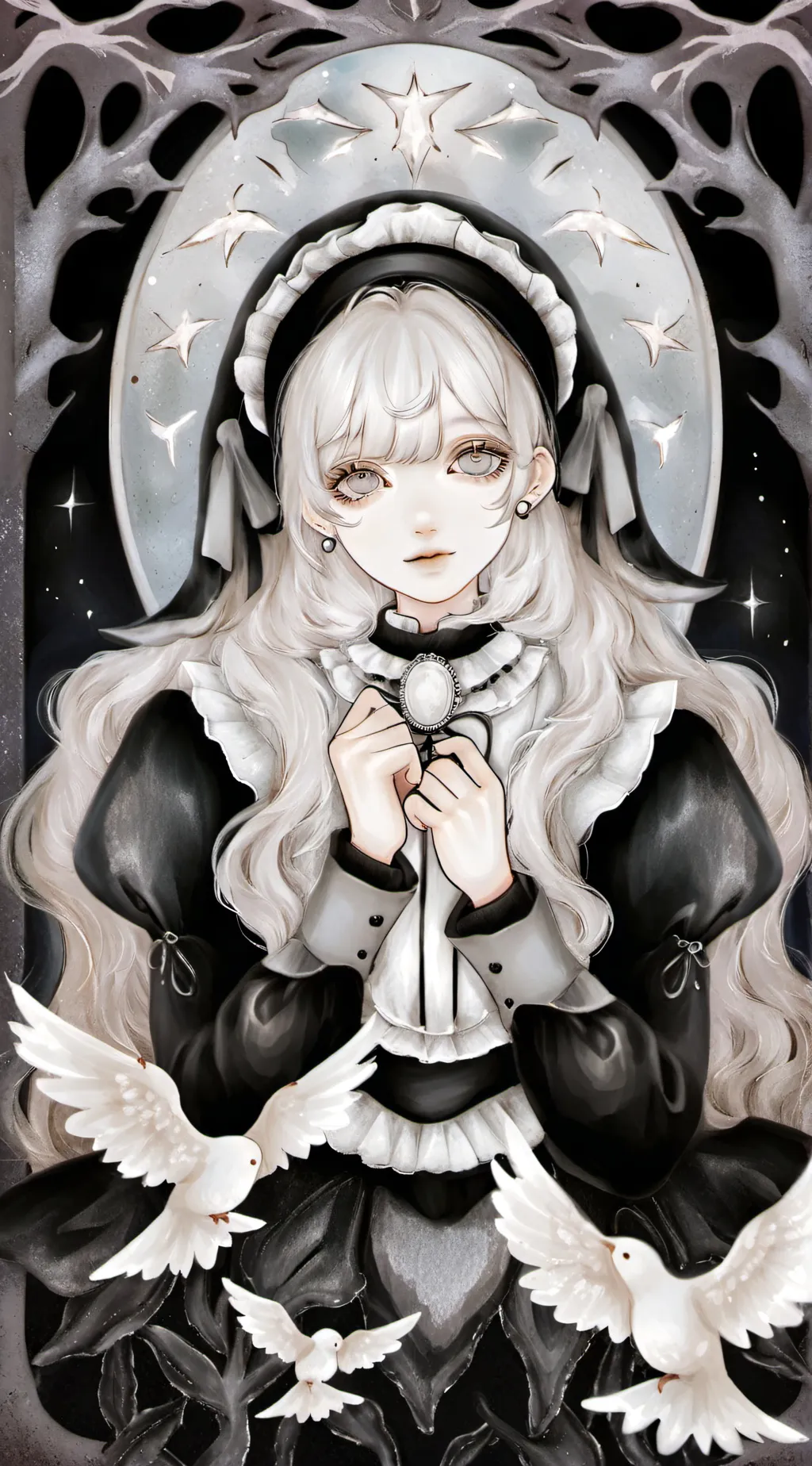 ai character: jjk baby sitting  background