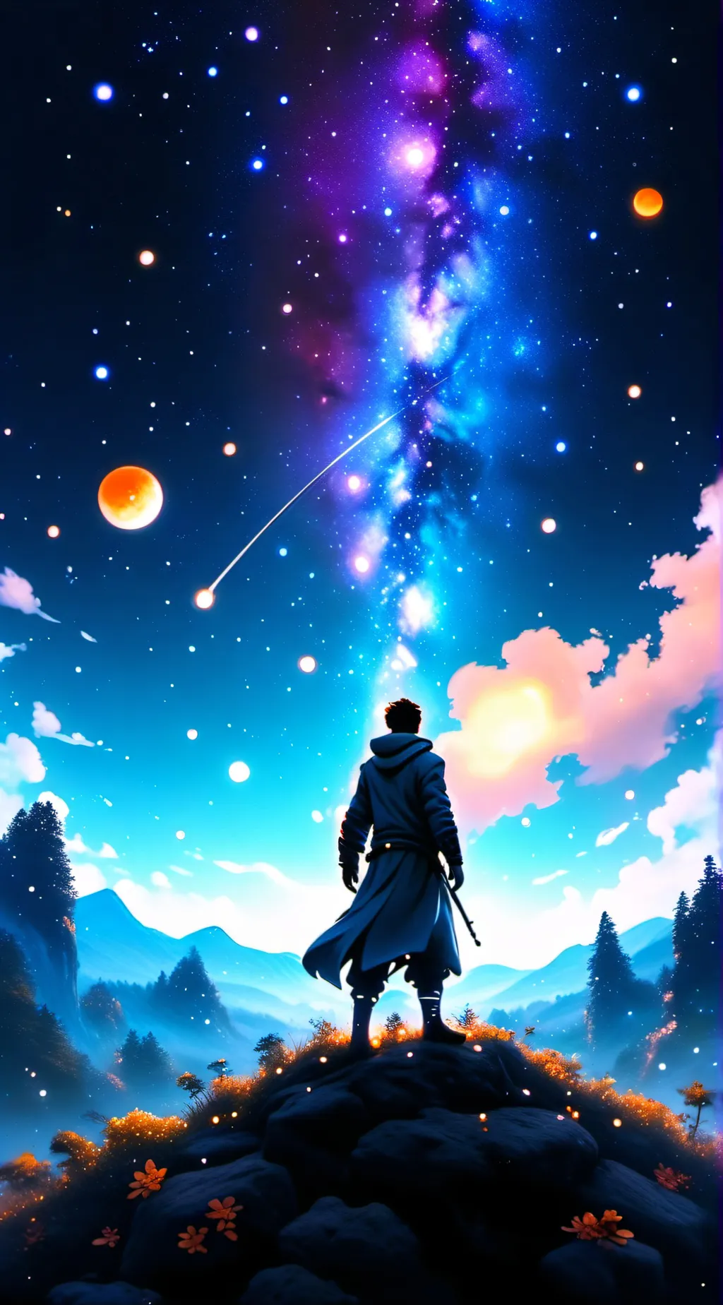 ai character: Luna background