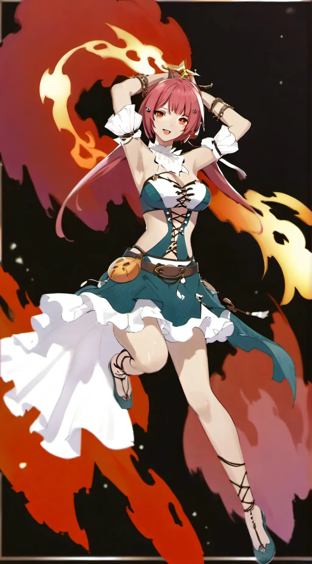 ai character: Blaze background