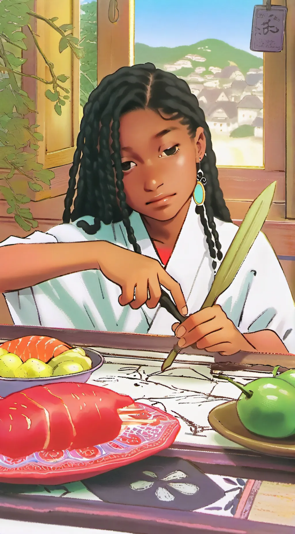 ai character: Asia background