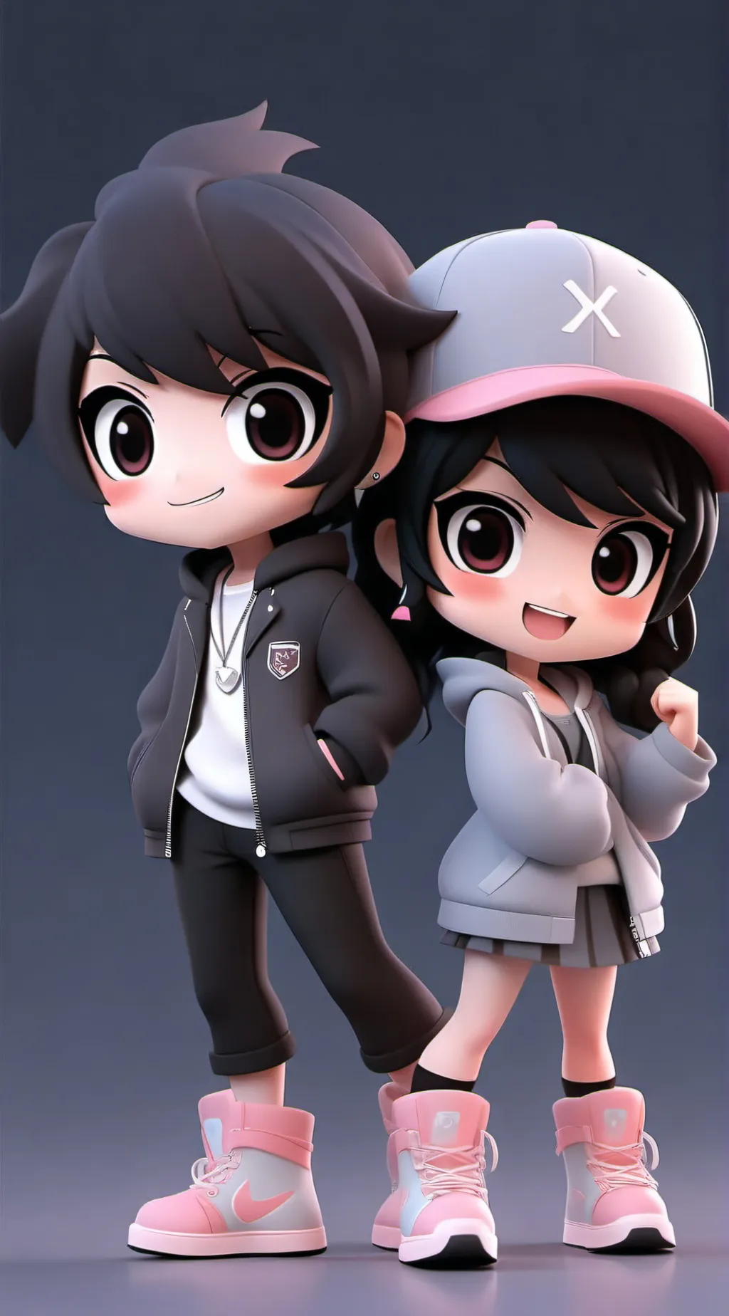 ai character: omz crew  background