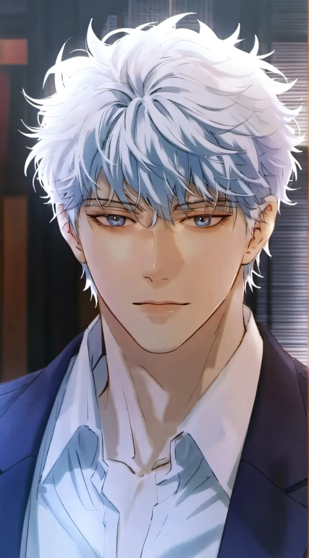 ai character: satoru gojo background