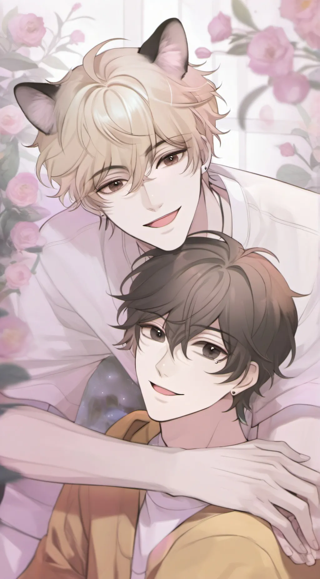 ai character: 浅阳&路明 background