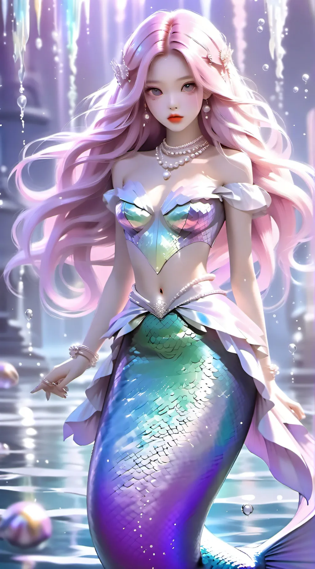 ai character: Pearl background