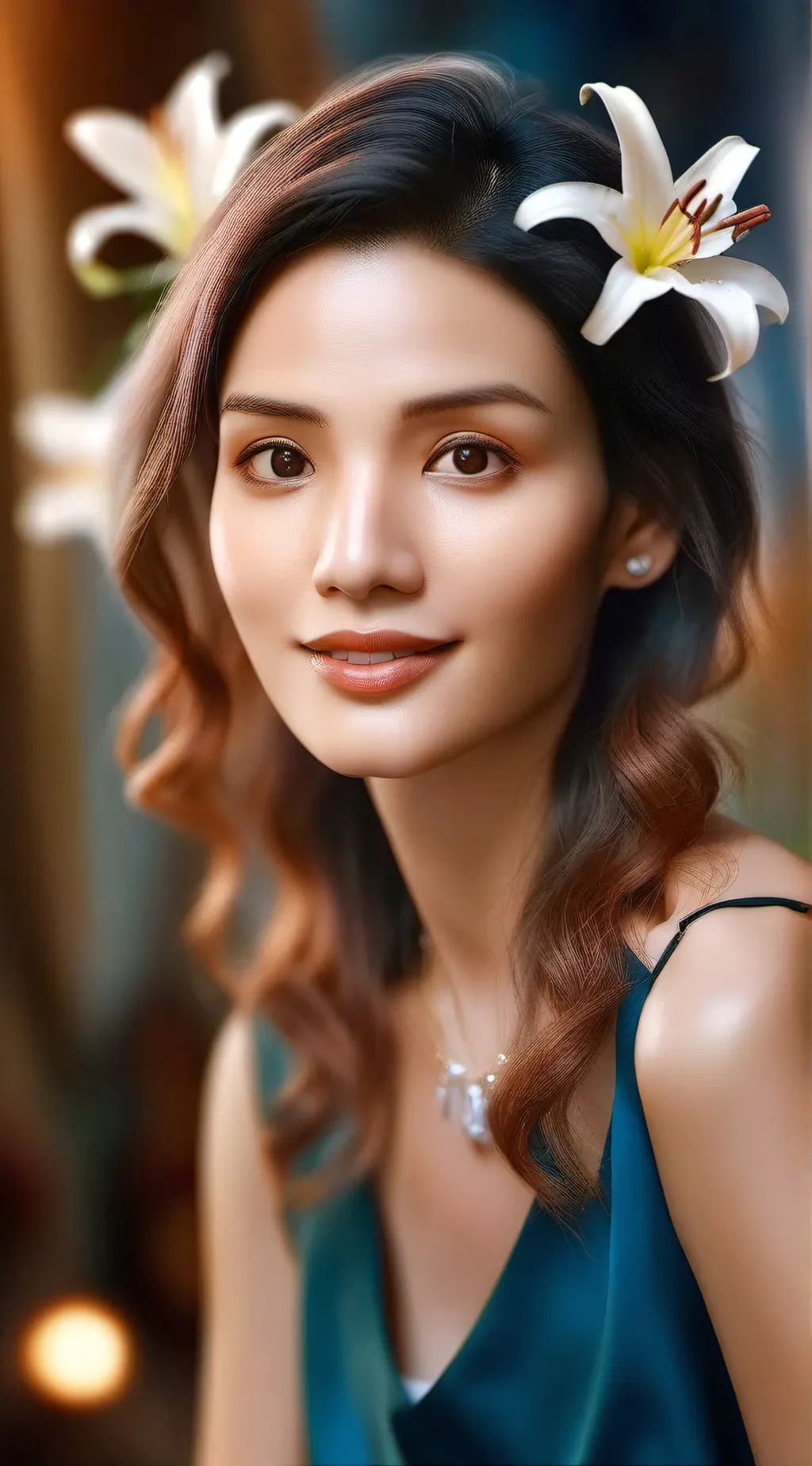 ai character: Lily background