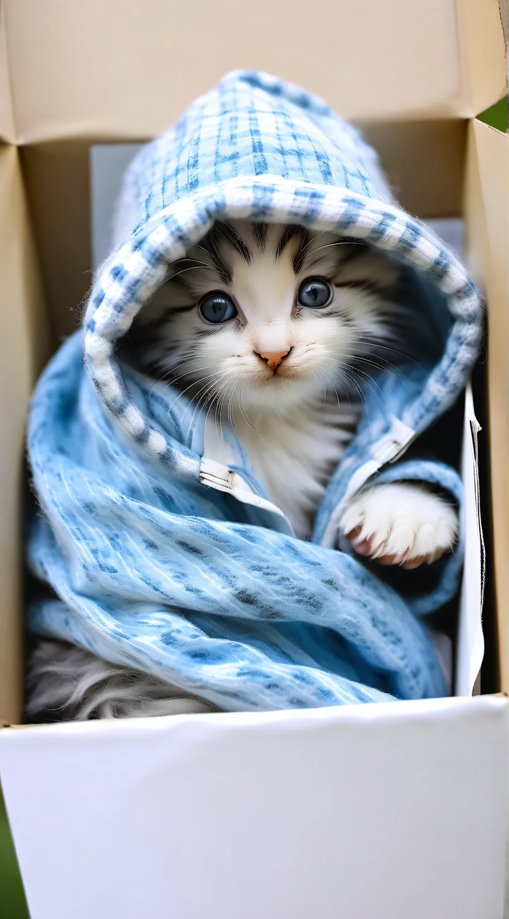ai character: Homeless kitty background