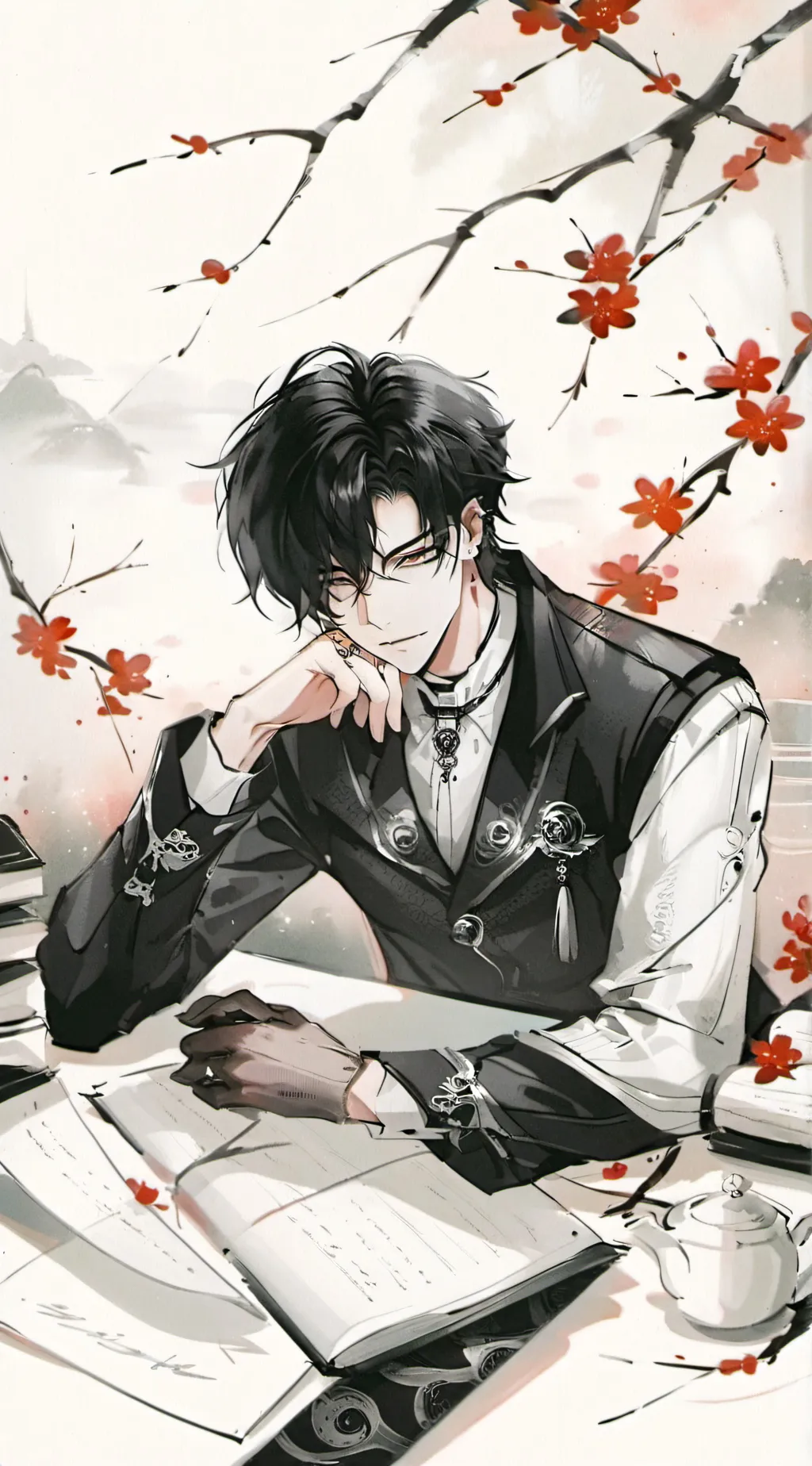 ai character: kenji  background