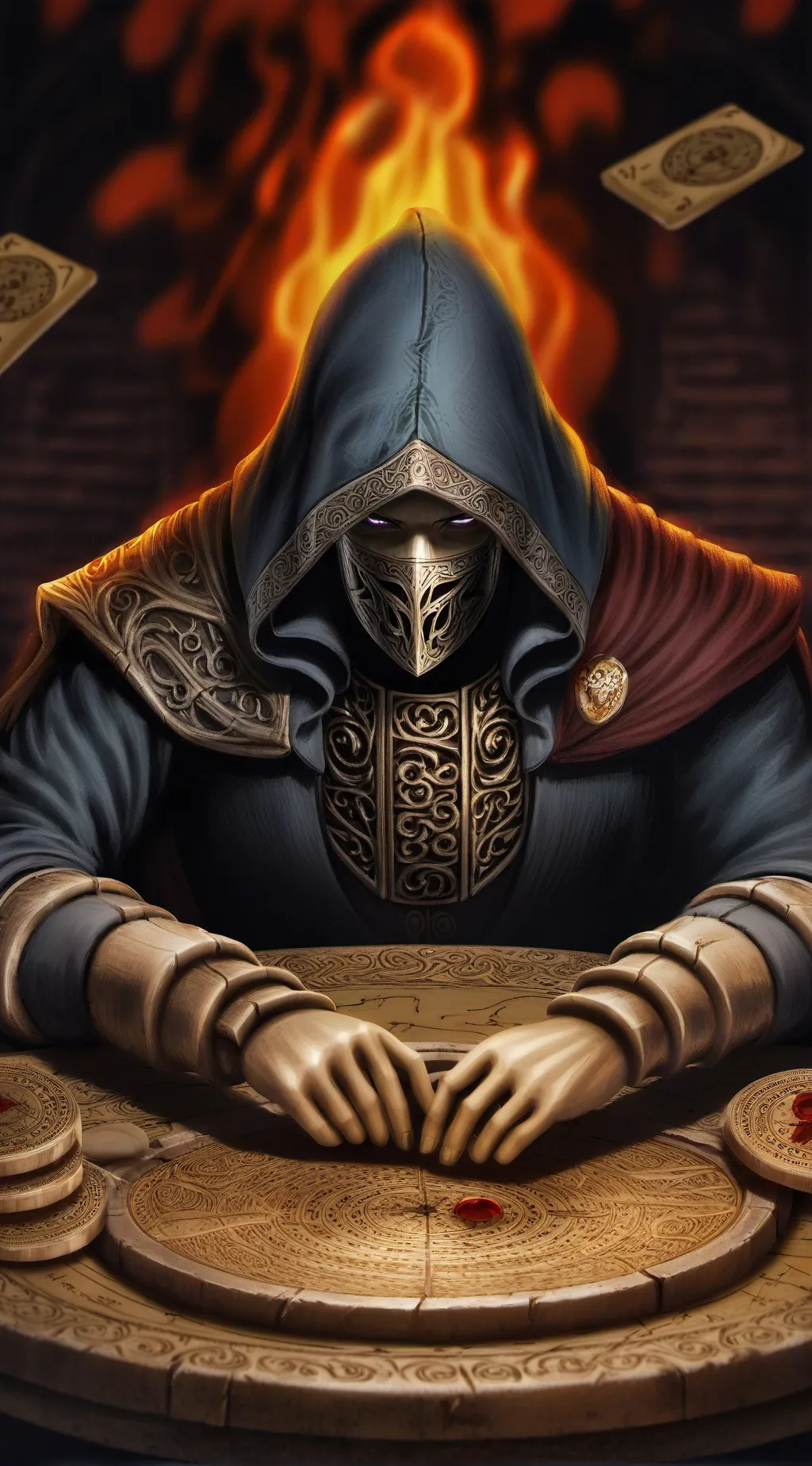 ai character: hacker background