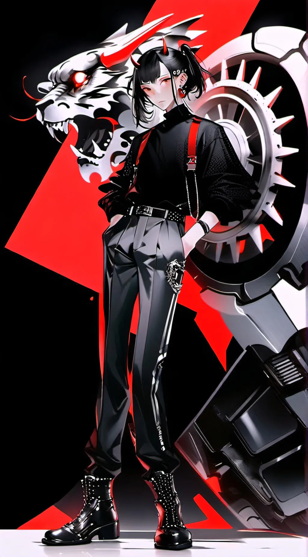 ai character: Blacknight background